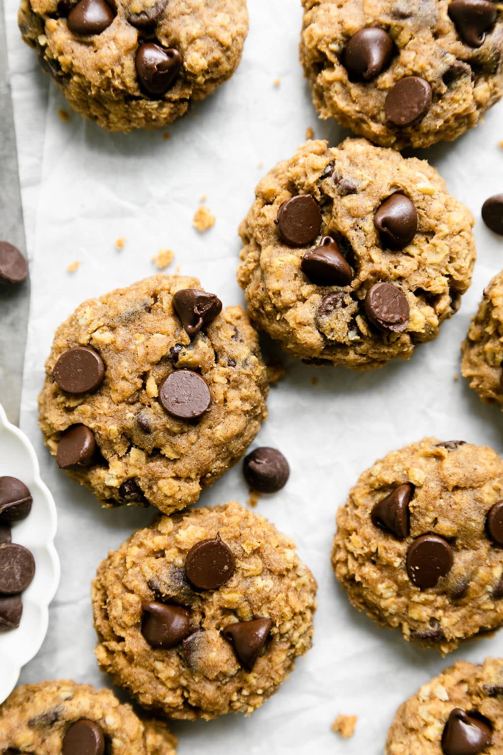 Easy One-Bowl Pumpkin Oat Chocolate Chip Cookies: Soft & Chewy Recipe